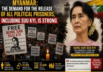Myanmar: The demand for the release of all political prisoners, including Suu Kyi, is strong